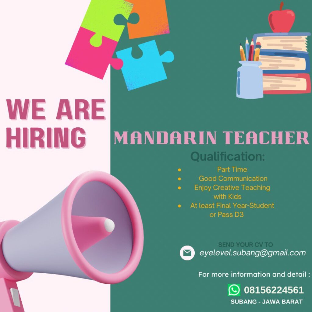 Lowongan Kerja Subang Eye Level Learning Center Subang Mei 2024 Terbaru Lowongan kerja subang eye level learning center subang mei 2024 terbaru
