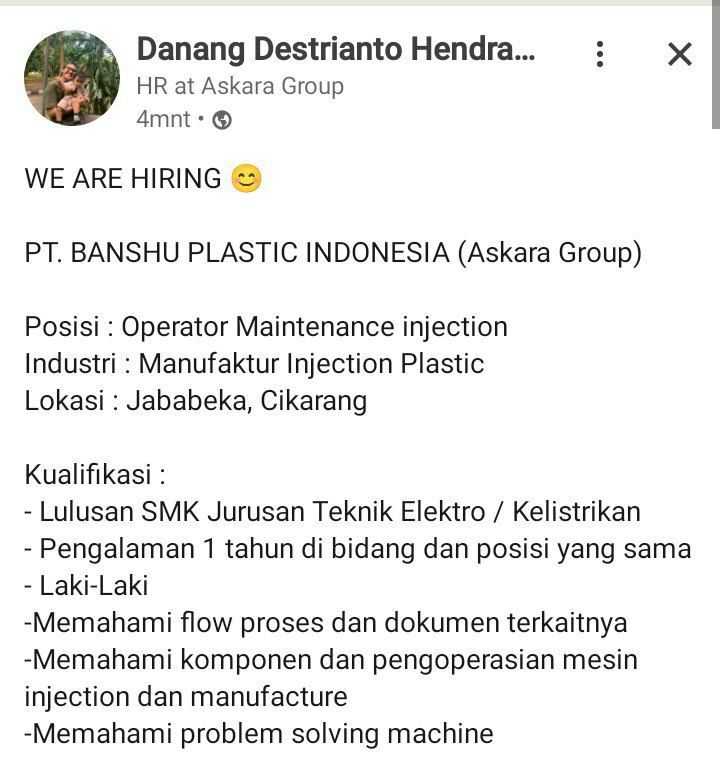 PT Banshu Plastik Indonesia