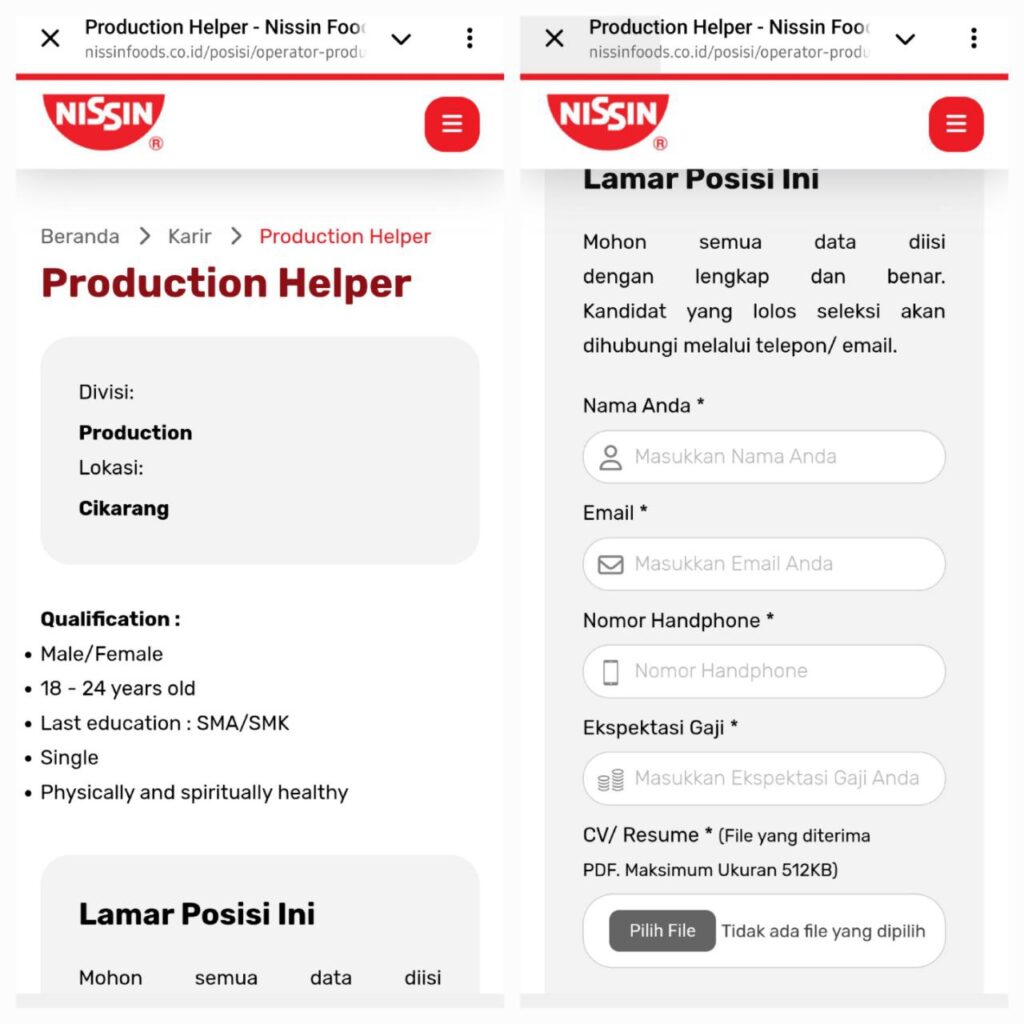 PT Nissin Foods Indonesia