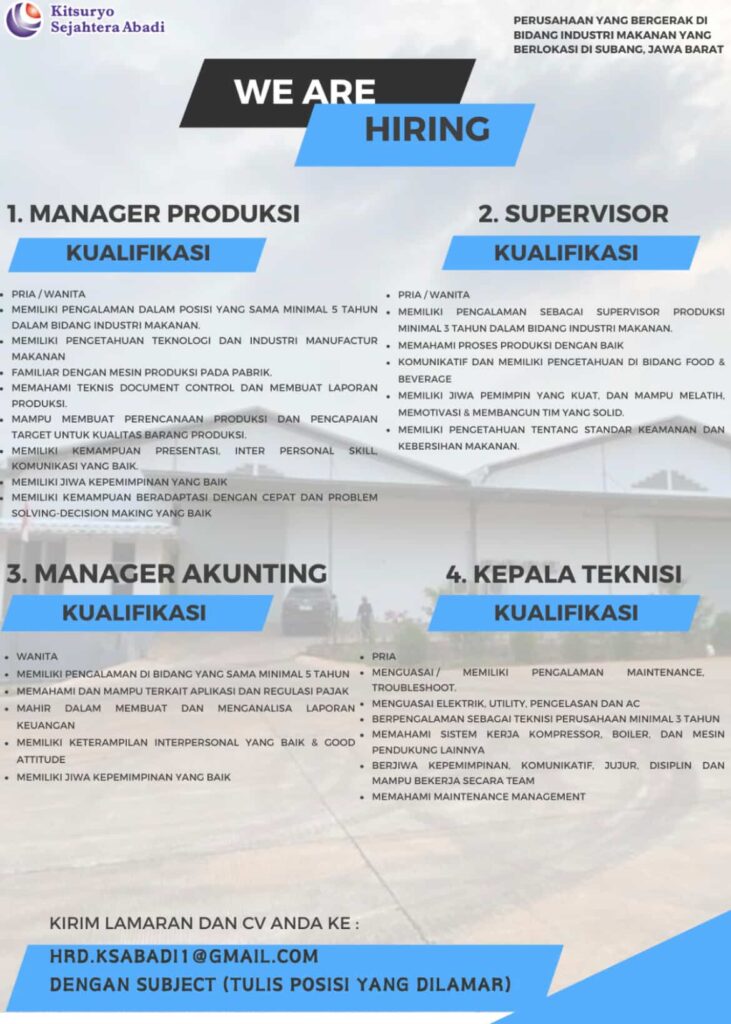 PT Kitsuryo Sejahtera Abadi