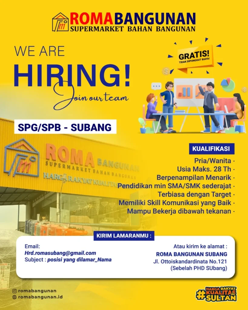 roma bangunan subang