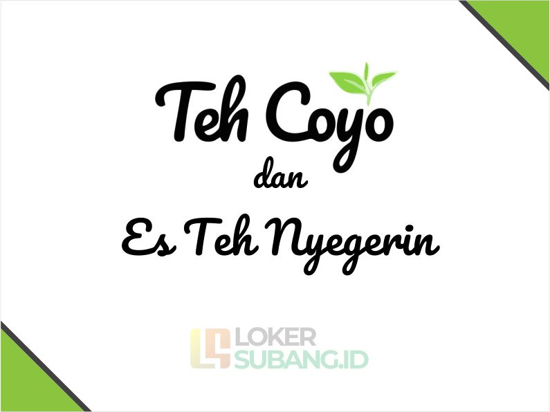 Es Teh Coyo dan Es Teh Nyegerin